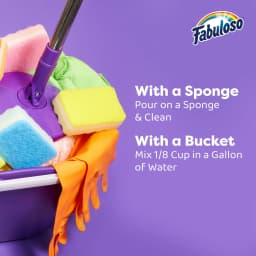 Fabuloso 2X All Purpose Cleaner, No Rinse Floor Cleaner, Refreshing Lemon Scent, 56 fl oz - Thumbnail 8