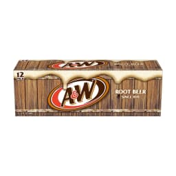 A&W Root Beer Soda Pop, 12 fl oz, 12 Pack Cans - Thumbnail 7