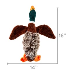 Vibrant Life Multicolor Duck Plush Dog Toy with Honking Squeaker, Chew Level 1 - Thumbnail 9