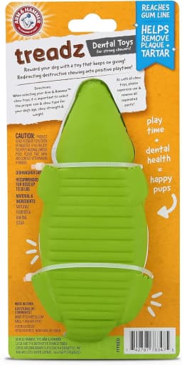 Arm & Hammer Super Treadz Gator Durable Dog Dental Toy - Thumbnail 6