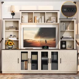 Resenkos Sleek Media Stand with Embedded Charging Hub & USB Power - Thumbnail 1