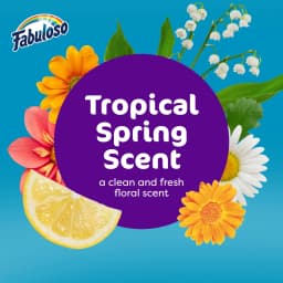 Fabuloso 2X Multi-Purpose Cleaner, No Rinse Floor Cleaner, Tropical Spring Scent, 56 fl oz - Thumbnail 4