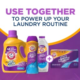 ARM & HAMMER Plus OxiClean with Odor Blasters Liquid Laundry Detergent, Fresh Burst, 200.2 Fl Oz - Thumbnail 9