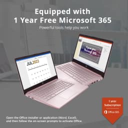 HP Stream 14" HD BrightView Laptop, Intel Celeron N4120, 4GB RAM, 64GB eMMC, Intel UHD Graphics, 720p Webcam - Thumbnail 3