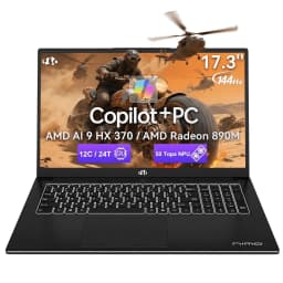 17.3" FHD 144Hz Professional Laptop - 16GB RAM 1TB SSD AMD Ryzen AI 370 (50 TOPS NPU) with AMD Radeon 890M Graphics-USB - Thumbnail 1