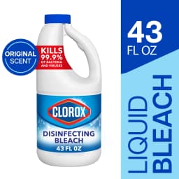 Clorox Disinfecting Liquid Bleach Cleaner, Regular Scent, 43 fl oz - Thumbnail 1