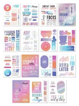 The Happy Planner Stickers Planners & Appointment Book, 9"x7", Multicolor, 80 Pages - Thumbnail 2