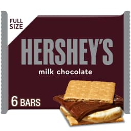 Hershey's Milk Chocolate Candy Bars, 1.55 oz (6 Count) - Thumbnail 1