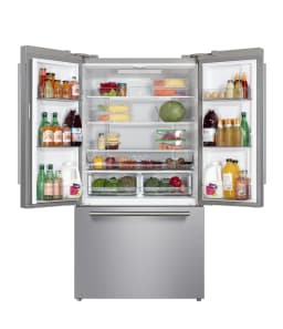 Hamilton Beach 20.3 cu. ft. French Door Refrigerator, Platinum Silver, HZ7602 - Thumbnail 12