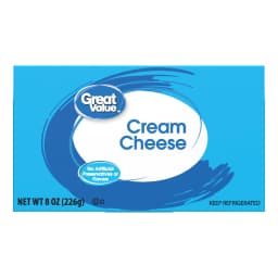 Great Value Cream Cheese Brick, 8 oz (Refrigerated) - Thumbnail 1