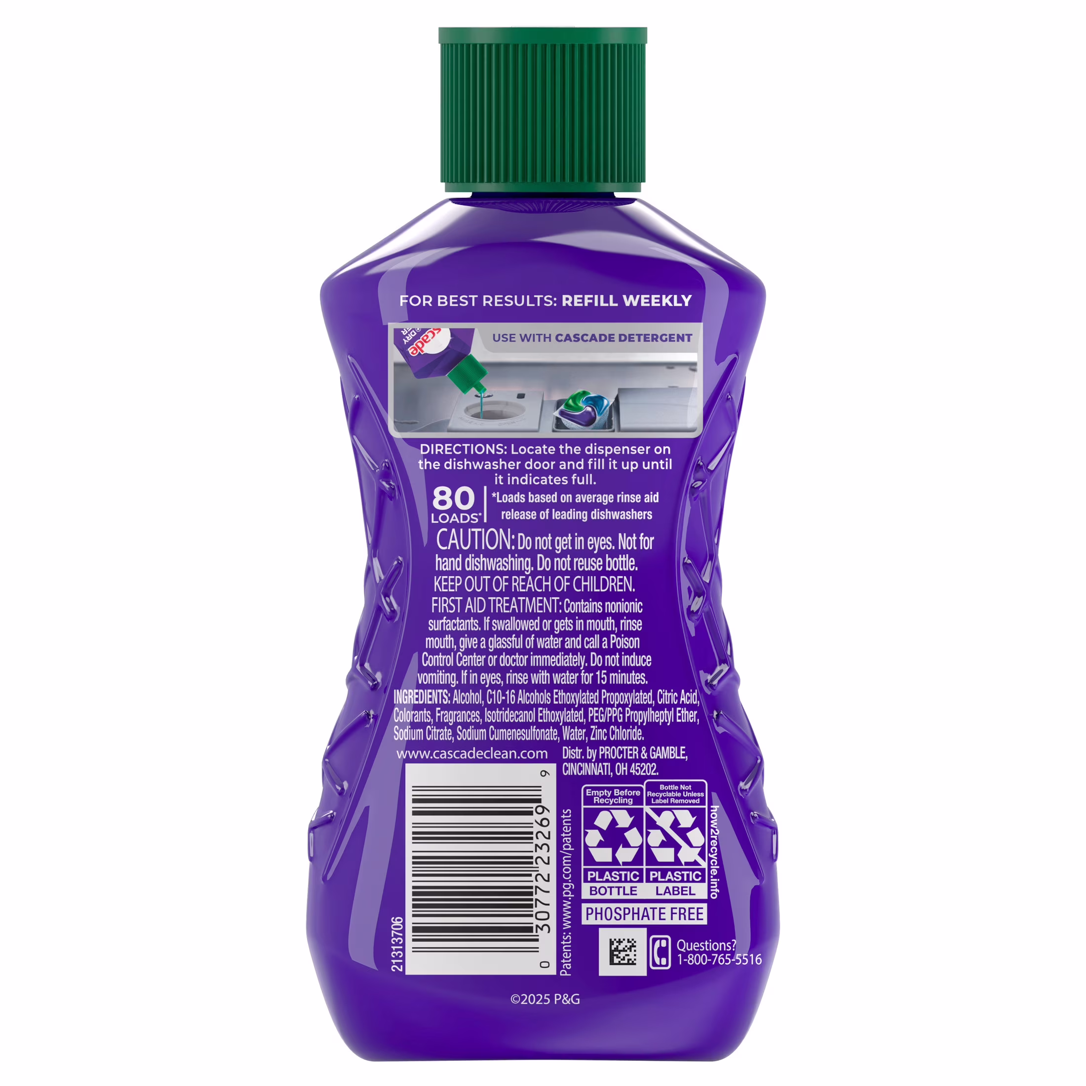 Cascade Rinse Aid Clean & Dry Booster, 8.45oz - Thumbnail 11