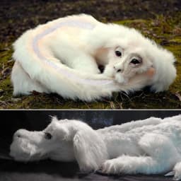 LINMOUA Falkor From The Neverending Story Plush Doll Toys Gift for Kids and Adluts - Thumbnail 5