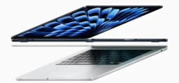 Restored Apple 15.3" MacBook Air Apple M3 chip 8-core CPU 10-core GPU 24GB RAM 512GB SSD - Midnight 2024 Good - Thumbnail 5