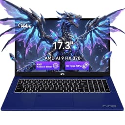 17.3" FHD 144Hz AI Laptop 32GB RAM 2TB SSD AMD Ryzen AI 370 (50 TOPS NPU) with Radeon 890M GPU-USB 4.0 eGPU - Thumbnail 1
