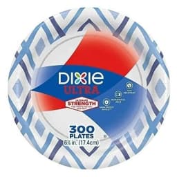 Dixie Disposable Paper Plates, 6.875", 300 Ct - Thumbnail 2