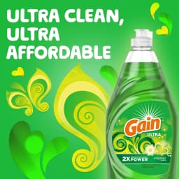 Gain Ultra Dishwashing Liquid Dish Soap, Original Scent, 38 fl oz - Thumbnail 6