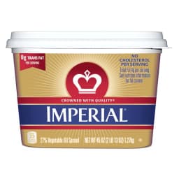 Imperial Vegetable Oil Spread, 45 oz Plastic Tub - Thumbnail 5