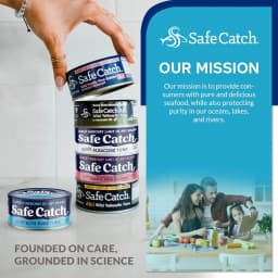 Safe Catch Wild Skinless & Boneless Pacific Pink Salmon, No Salt Added, 3 Pack, 5 oz Cans – Mercury Tested Canned Salmon - Thumbnail 9