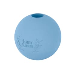 Harry Barker 2.5 Inch Durable All-Natural Rubber Dog Ball 6 Pack Set, Blue, Medium - Thumbnail 1