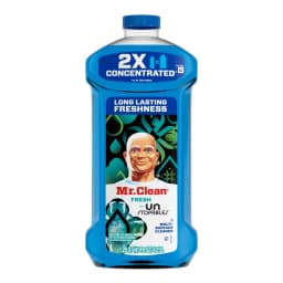 (3 pack) Mr. Clean All Purpose Cleaner, 2X Concentrated Multi Surface, Unstopable Fresh Scent, 41 fl oz - Thumbnail 5