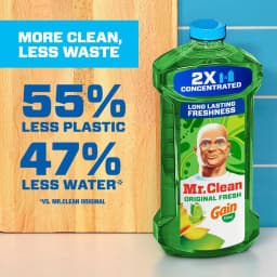 Mr. Clean All Purpose Cleaner, Floor Cleaner for Mopping, Cleaning Liquid, Gain, 64oz - Thumbnail 5