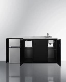 72" Wide All-In-One Kitchenette, ADA Counter Height, Right Side - Thumbnail 6