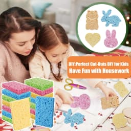SUGARDAY 16 Pack Kitchen Sponges for Dishes Cleaning Non Scratch Compressed Sponges - Thumbnail 2