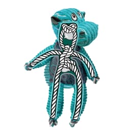 KONG® Floppy Knots Squeaker Dog Toy, Hippo, Medium/Large - Thumbnail 3
