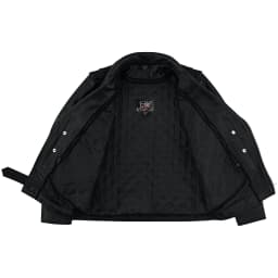 Men Motorcycle Brando Leather Jacket Distressed Zip Up Side Lacing Motorbike Jackets Black-52 - Thumbnail 6