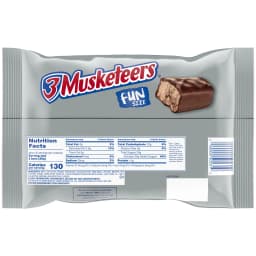 3 Musketeers Fun Size Chocolate Candy Bars - 10.48 oz Bag - Thumbnail 4