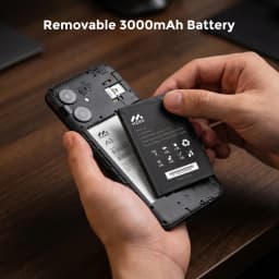 MIRO A1 Cellphone 6'' HD IPS Incell Display Android 14 Smartphone 2+32GB TF, 3000mAh Battery Andriod Phone - Thumbnail 3