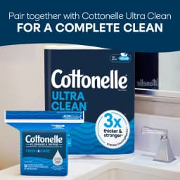 Cottonelle Fresh Care Flushable Wet Wipes, 1 Resealable Bag - Thumbnail 5