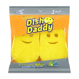 Scrub Daddy Dish Daddy Non-Scratch Scrub Dishwand Refills, 2 Count - Thumbnail 1