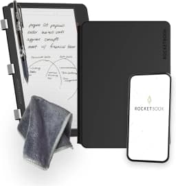 Rocketbook Smart Reusable Pro Notebook - Work and Business - Executive Size Black - Thumbnail 1