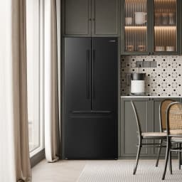 Cosmo 30 in. Vista Coll 17.5 cu. ft. Counter Depth 3-Door French Door Refrigerator, Handles, Matte Black - Thumbnail 14