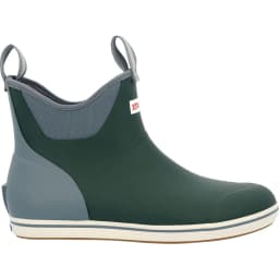 Men's Ankle Deck Boot, Green, Size 14(M) - Thumbnail 1