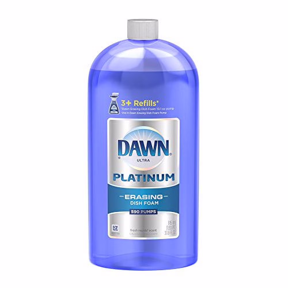 Dawn Platinum Repuesto de Espuma para Lavar Platos, Fresh Rapids, 30.9 Onzas - Thumbnail 1