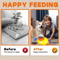 Interactive Dog Toys，Dog Interactive Treat Dispenser Toy，Promotes IQ Training and Entertainment Reduces Bloating Anti-Gulping - Thumbnail 9