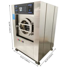 44LBS Ront Load Washer Industrial Automatic Laundry Washing Machine Commercial Washing and Drying Machine 220V - Thumbnail 2