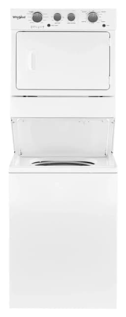 Whirlpool 3.5 Cu. Ft. Stacked Electric Laundry Center with 9 Wash Cycles and AutoDry System, White - Thumbnail 6