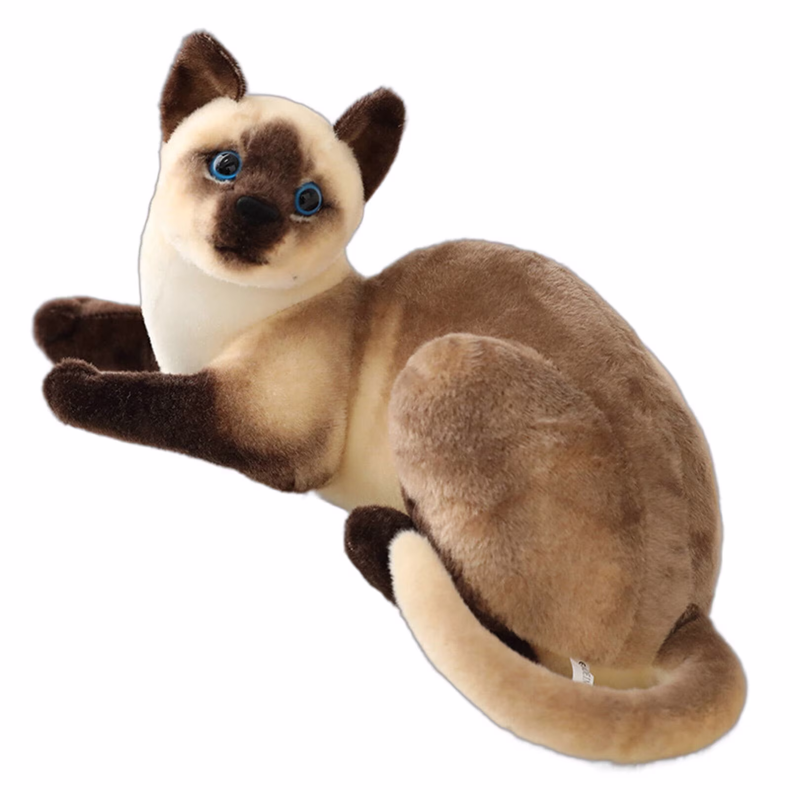 BESTSKY 2026 New Body Pillow Siamese Cat Funny Stuff Simulate Kitten Weighted Stuffed Animals Style 6 20Cm for Snuggling Bedtime Home Decor Playtime - Thumbnail 1