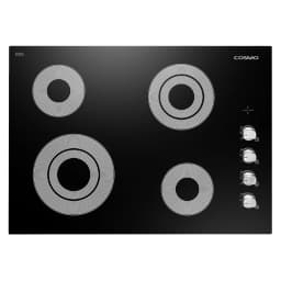 Cosmo 4 Piece Kitchen Appliance Package 30" Electric Cooktop 24" Single Electric Wall Oven 24" Built-In Microwave Drawer & French Door Refrigerator - Thumbnail 3