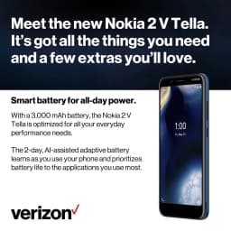 Verizon Nokia 2V Tella Prepaid Cell Phones - Thumbnail 10