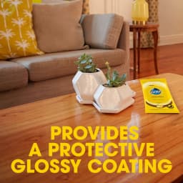 Pledge Expert Care Wood Wipes, Shines and Protects, Removes Fingerprints, Lemon Scent, 24 Count (Pack of 6) - Thumbnail 8