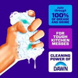 Mr. Clean Magic Eraser Sponge, Kitchen Grease, Unstopables Fresh, 3 Count - Thumbnail 3