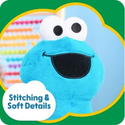 Sesame Street Large Plush Cookie Monster Baby and Toddler Toys, Ages 18 Months - Thumbnail 2
