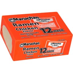 Maruchan Ramen Noodle Soup, Chicken Flavor Instant Noodles, 3 oz, pack - Thumbnail 4