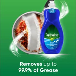 Palmolive Ultra Oxy Liquid Dish Soap, Deep Grease Cutting, No Soaking Needed, 42 fl oz - Thumbnail 3