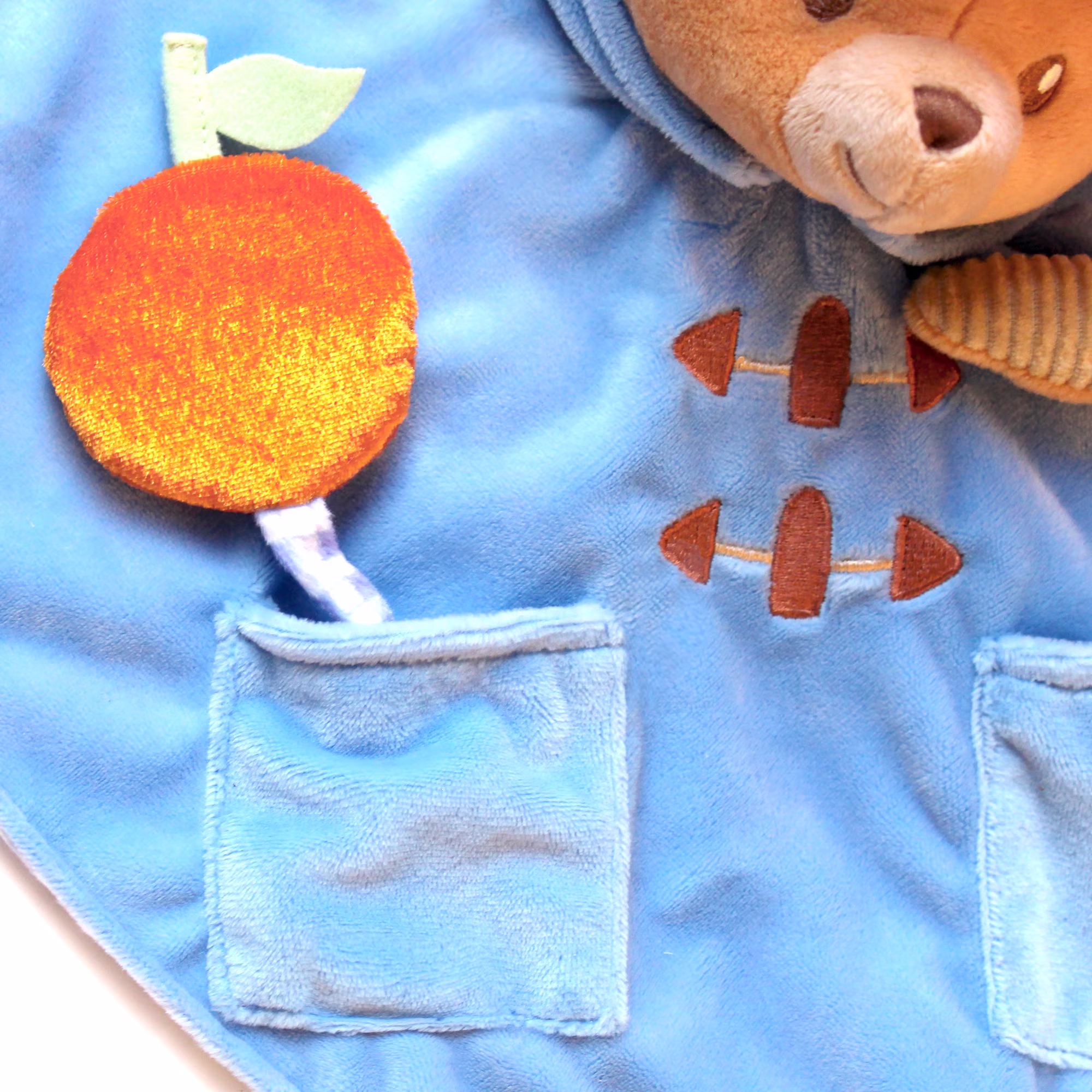 YOTTOY Paddington Bear Collection | Soft Baby Blankie, Cozy Security Blanket, Cuddle Buddy ? 13?L x 20?W - Thumbnail 2