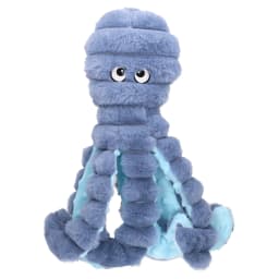 Vibrant Life Gray Octopus Plush Dog Toy with Squeaker, Chew Level 3 - Thumbnail 1